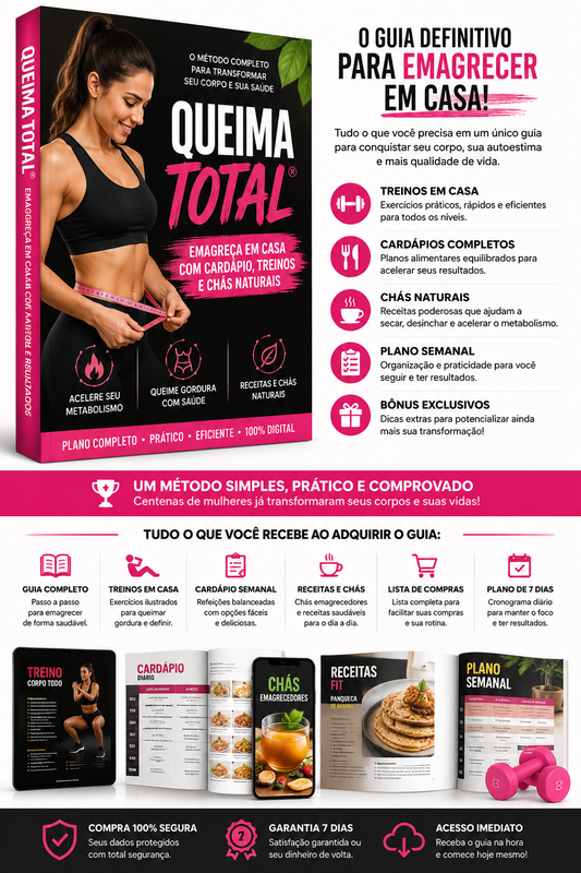 QUEIMA TOTAL — O Método Definitivo Para Emagrecer em Casa